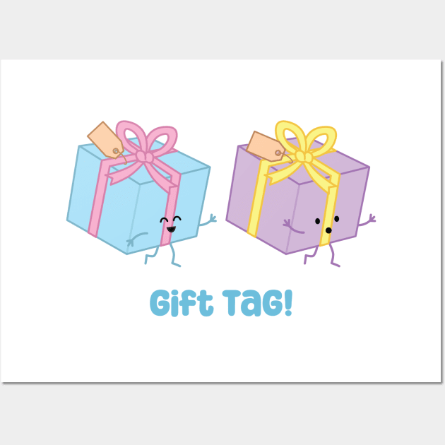 Gift Tag! | by queenie's cards Wall Art by queenie's cards